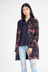 Lana Coat – Sapphire Damask